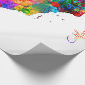 California Map Cadeaupapier (Hoek)