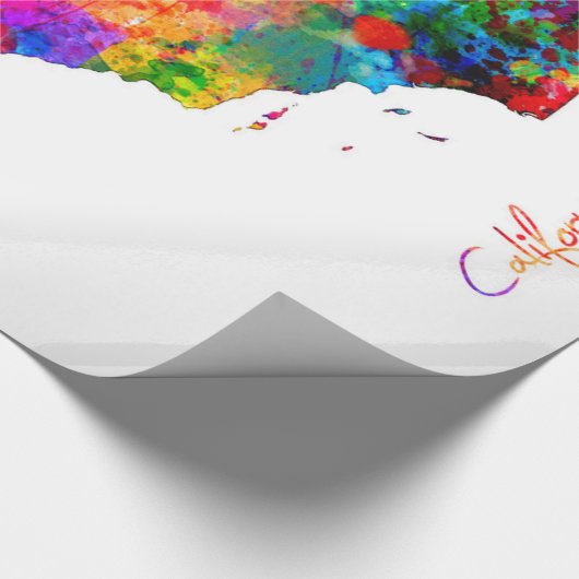 California Map Cadeaupapier (Hoek)