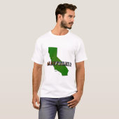 California Map en Afbeelding Text T-shirt (Voorkant volledig)