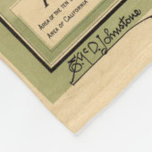 California Map Fleece Deken (Hoek)