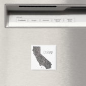 California Map Magneet (Insitu (Vaatwasser))
