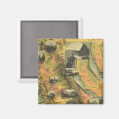 California Map Magneet (Voorkant / Achterkant)