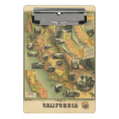 California Map Mini Klembord (Voorkant)