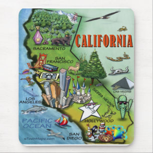 California Map Muismat