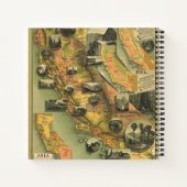 California Map Notitieboek (Achterkant)