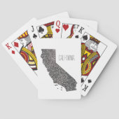 California Map Pokerkaarten (Achterkant)