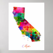 California Map Poster (Voorkant)