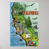 California Map Poster (Voorkant)