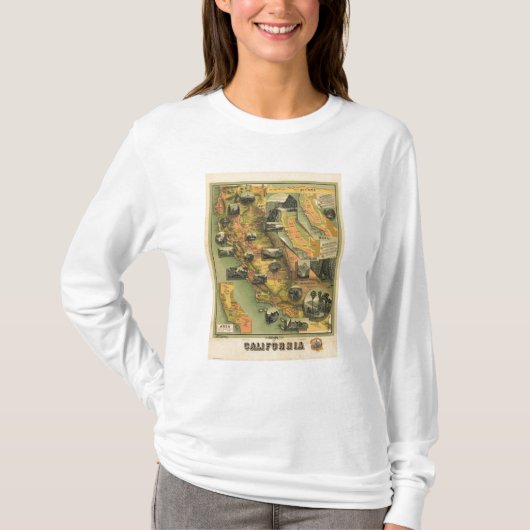 California Map T-shirt (Voorkant)