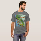 California Map T-shirt (Voorkant volledig)
