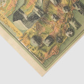 California Map Tissuepapier (Detail)