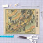 California Map Tissuepapier (Craft)