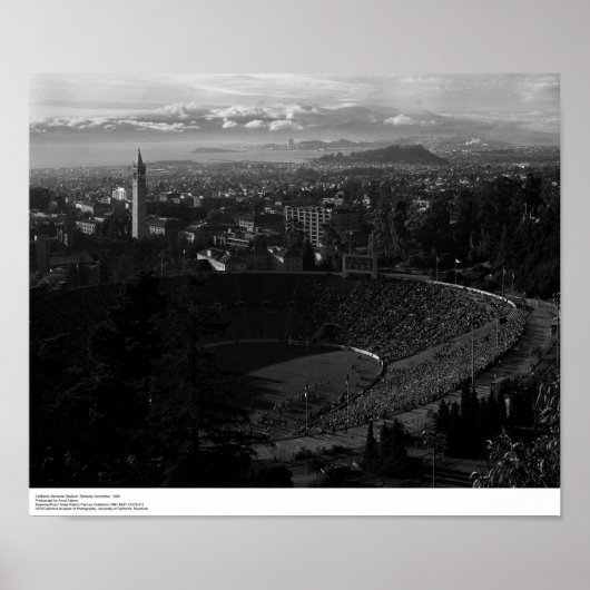 California Memorial Stadium Poster (Voorkant)