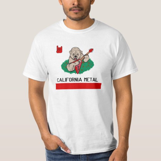 CALIFORNIA METAL T-SHIRT (Voorkant)