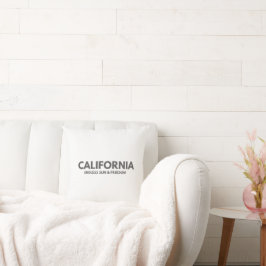 California Minimalist Throw Pillow – Endless Sun & Kussen