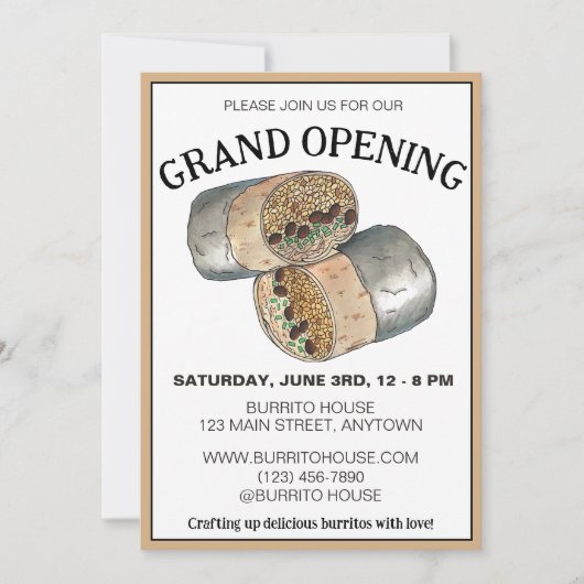 California Mission Burrito Restaurant Mexicaans Fo Kaart (Voorkant)