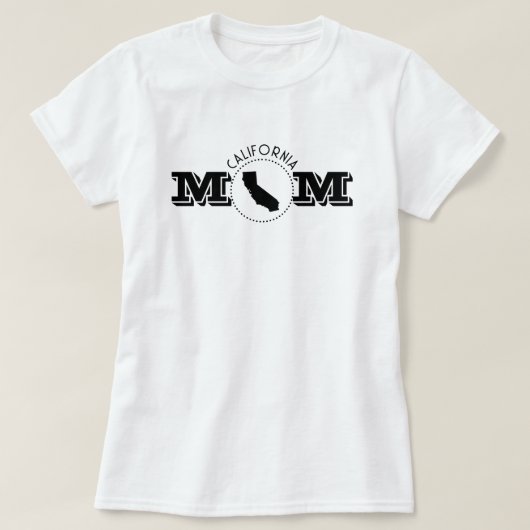 California Moeder  T-shirt (Design voorkant)