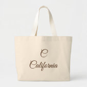 California Monogram Grote Tote Bag (Voorkant)
