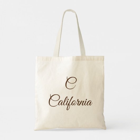 California Monogram Tote Bag (Achterkant)