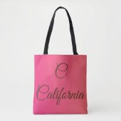 California Monogram Tote Bag (Voorkant)