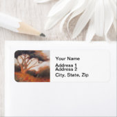 California Monterey Cypress Trees Etiket (Insitu)