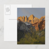 California, Mount Whitney, Inyo National Forest 3 Briefkaart (Voorkant / Achterkant)