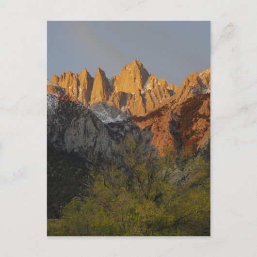 California, Mount Whitney, Inyo National Forest 3 Briefkaart (Voorkant)