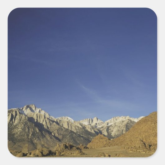 California, Mount Whitney, Inyo National Forest Vierkante Sticker (Voorkant)