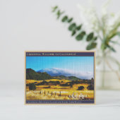 California Mountains Schilderachtig Boerderij Ranc Briefkaart (Staand voorkant)