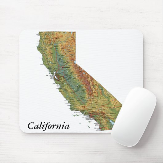 California Mousepad Muismat (Met muis)