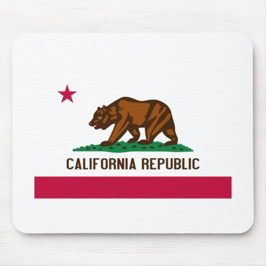 California Mousepad Muismat (Voorkant)