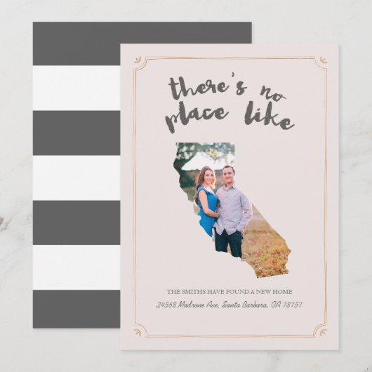 California Moving Announcement Aankondiging (Voorkant / Achterkant)