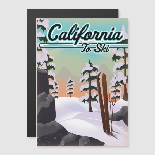 California naar Ski (Voorkant / Achterkant)