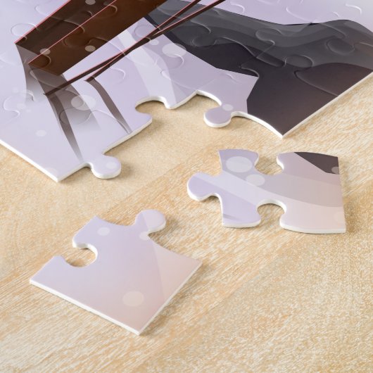 California naar Ski Legpuzzel (Zijkant)