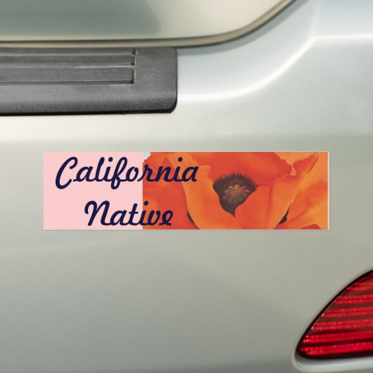 California Native Bumpersticker (Op auto)