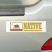 California Native Bumpersticker (Op auto)