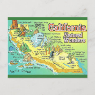 California Natural Wonders Briefkaart
