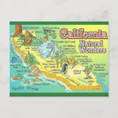  California Natural Wonders Briefkaart (Voorkant)