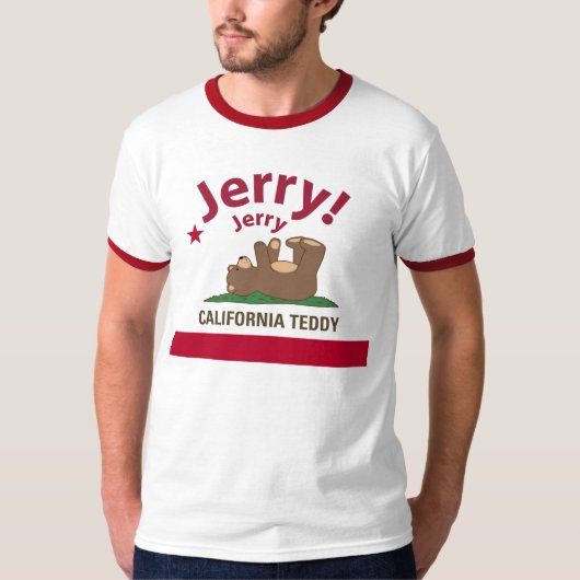 California Needs Jerry Brown T-shirt (Voorkant)