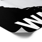 California Nevada Build The Wall Ca Nv  Poster (Hoek)