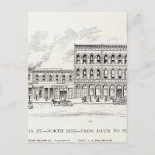 California North side Davis en Front Briefkaart