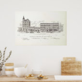 California North side Davis en Front Poster (Keuken)