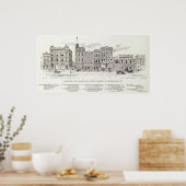 California North side Sansome en Leidesdorff Poster (Keuken)