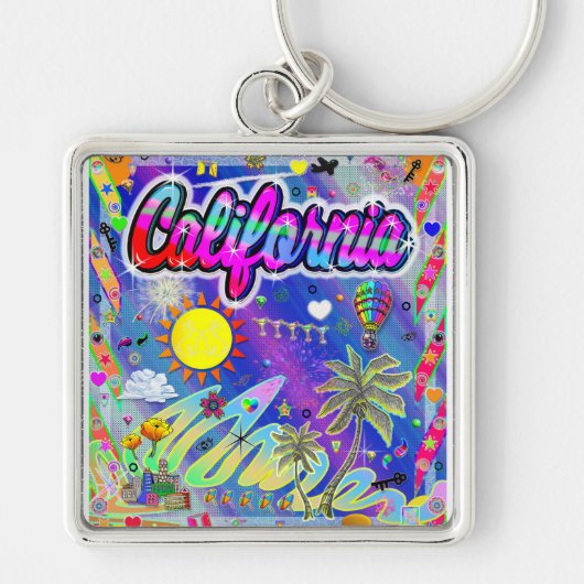 California Nu Era Sleutelhanger (Voorkant)