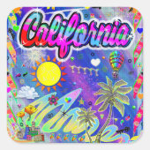 California Nu Era Sticker (Voorkant)