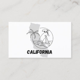 CALIFORNIA-ontwerp Visitekaartje