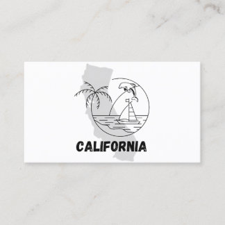CALIFORNIA-ontwerp Visitekaartje