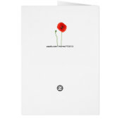 California Oranje Red Poppy Simple Beauty (Achterkant)