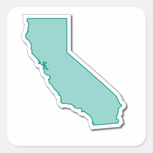California Outline Sticker (Voorkant)
