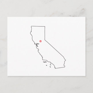 California Outlyner Map Briefkaart